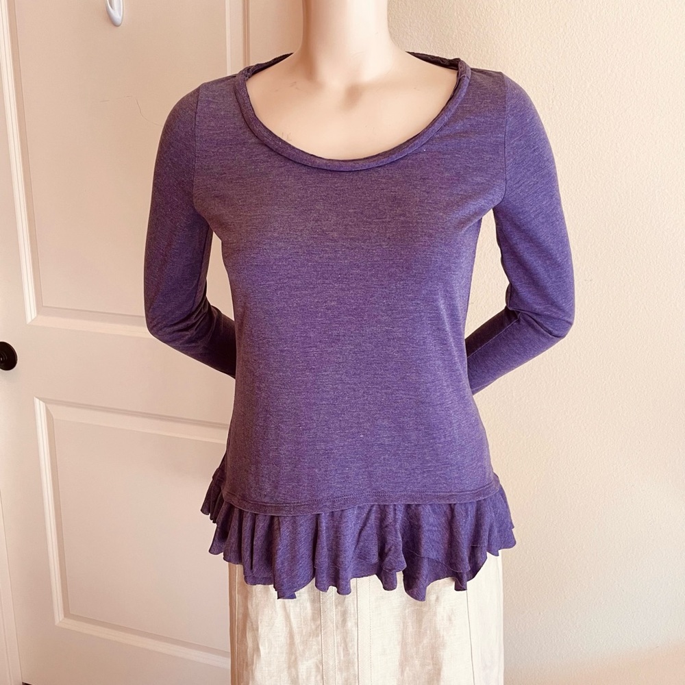 NWOT Banana Republic Ruffle Top  XS